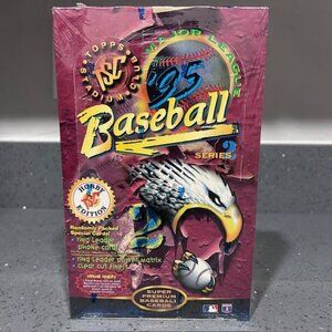 1995 Topps Stadium Club Baseball Series 2 Factory Sealed Hobby Box-Great Inserts